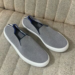 ROTHY'S navy and white "the original Slip On" Sneakers, sz 10
